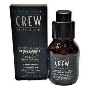 AMERICAN CREW FOR MEN ULTRA GLIDING SHAVE‎ OIL 1.7 OZ NEW